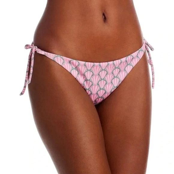 NWT Peixoto Womens Tonie Printed Side Tie Cheeky Bikini Swim Bottom Pink Size M - Picture 11 of 11